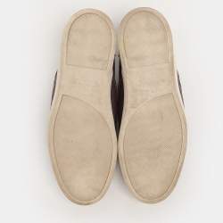 Bottega Veneta Mauve Intrecciato Leather Dodger Slip on Sneakers Size 37