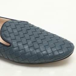 مملوكة مسبقًا حذاء باليرينا بوتيغا فينيتا جلد انتريشياتو أزرق مقاس 37