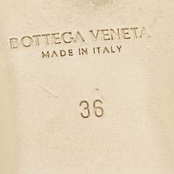 Bottega Veneta Pink Woven Raffia Stretch Flat Slides Size 36