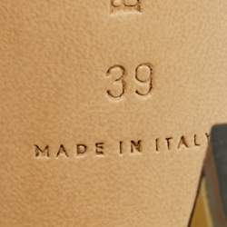 Pre Owned صندل بوتيغا فينيتا ليدو جلد مبطن كريمي مقاس 37