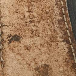 Pre Owned Bottega Veneta Metallic Bronze Leather Intrecciato Mules 38