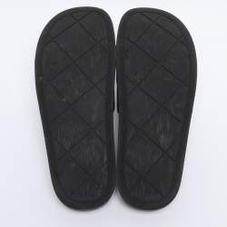 مملوكة مسبقًا حذاء سلايدز بوتيغا فينيتا مطاطي مبطن أسود مقاس 40