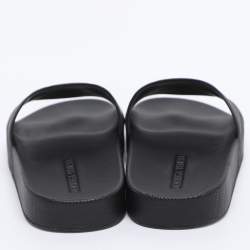 مملوكة مسبقًا حذاء سلايدز بوتيغا فينيتا مطاطي مبطن أسود مقاس 40