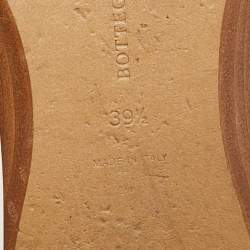 Pre Owned صندل بوتيغا فينيتا مسطح جلد إنتريشياتو برتقالي مقاس 39.5