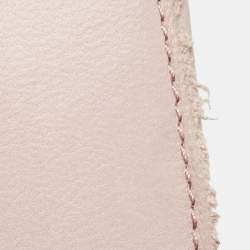 Pre Owned Bottega Veneta Light Lilac Intrecciato Leather Lido Slide Sandals Size 38