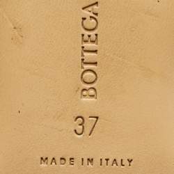 Pre Owned صندل بوتيغا فينيتا مسطح جلد أسود مقاس 38.5