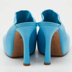 مملوكة مسبقًا الحذاء بوتيغا فينيتا جلد أزرق سترتش ذا بولد مقاس 36