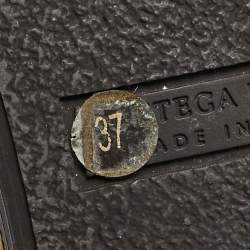 Pre Owned Bottega Veneta Brown Suede Ankle Length Boots Size 37