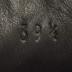 Pre Owned Bottega Veneta Veneta Size 39.5 Brown Leather Smoking Slippers