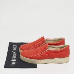 مملوكة مسبقًا حذاء رياضي بوتيغا فينيتا سليب أون جلد أنترشياتو بورغوندي دودجر مقاس 36