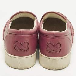 مملوكة مسبقًا حذاء رياضي سليب أون بوتيغا فينيتا جلد أنترشياتو أزرق مقاس 37