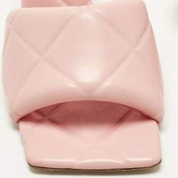 مملوكة مسبقًا صندل سلايد بوتيغا فينيتا جلد أخضر زيتي مقاس 38