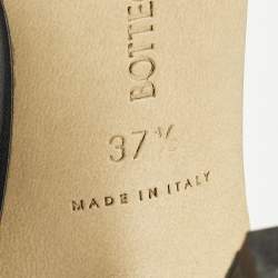 مملوكة مسبقًا صندل بوتيغا فينيتا جلد أسود سترتش مقاس 37.5