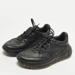 Pre Owned حذاء رياضي بوتيغا فينيتا سبيدستار جلد أسود مقاس 39.5