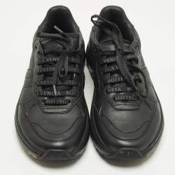 Pre Owned حذاء رياضي بوتيغا فينيتا سبيدستار جلد أسود مقاس 39.5