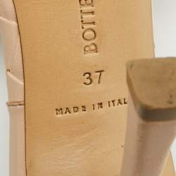 Pre Owned صندل سلايد بوتيغا فينيتا جلد أخضر زيتي مقاس 38