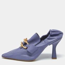 مملوكة مسبقًا Bottega Veneta  Madame Size 38 Purple Leather Pumps