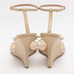 Pre Owned صندل بوتيغا فينيتا جلد زهري حزام للقدم مقاس 39