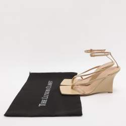 Pre Owned صندل بوتيغا فينيتا جلد زهري حزام للقدم مقاس 39