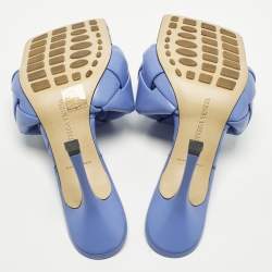 Pre Owned صندل سلايد بوتيغا فينيتا جلد أخضر زيتي مقاس 38