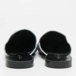 Pre Owned خُفّ مُسطَّح بوتيغا فينيتا "فياندرا" جلد إنتريتشياتو رمادي مقاس 38.5