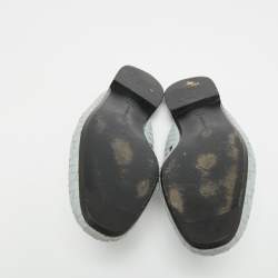 Pre Owned خُفّ مُسطَّح بوتيغا فينيتا "فياندرا" جلد إنتريتشياتو رمادي مقاس 38.5