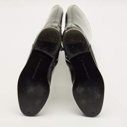 Pre Owned Bottega Veneta Veneta Size 35 Black Leather Riding Boots