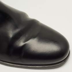 Pre Owned Bottega Veneta Veneta Size 35 Black Leather Riding Boots