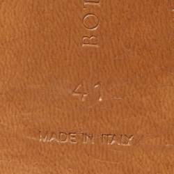 Pre Owned Bottega Veneta Calvados Size 41 Pink Intrecciato Leather Slingback Sandals