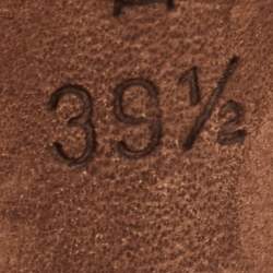 Pre Owned Bottega Veneta Double Strap Size 39.5 Dark Brown Weave Leather Slingback Sandals