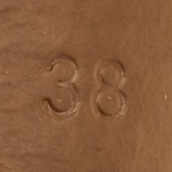 Pre Owned Bottega Veneta Size 38 Yellow Leather Strappy Platform Sandals