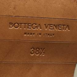 Pre Owned Bottega Veneta Cliff Size 38.5 Cream Leather Ankle Length Boots