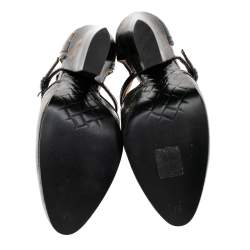 مملوكة مسبقًا حذاء بوت بوتيغا فينيتا جلد ثعبان البحر متعدد الألوان مقاس 35