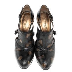 مملوكة مسبقًا حذاء بوت بوتيغا فينيتا جلد ثعبان البحر متعدد الألوان مقاس 35