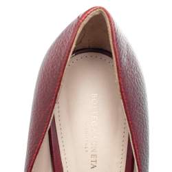 Bottega Veneta Red leather Ombre Cherbourg Pumps Size 38