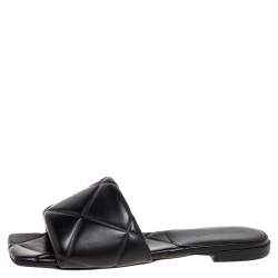 Pre Owned صندل سلايد بوتيغا فينيتا ليدو جلد بيج مقاس 38.5