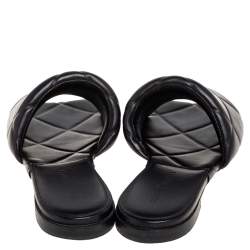 Pre Owned صندل سلايد بوتيغا فينيتا ليدو جلد بيج مقاس 38.5