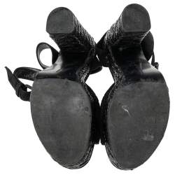 مملوكة مسبقًا صندل بوتيغا فينيتا نعل سميك إسبادريل مقوى سويدي إنترشياتو أزرق مقاس 38