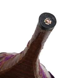 مملوكة مسبقًا صندل بوتيغا فينيتا جلد وجلد بنفسجي بحزام للكاحل مقاس 39