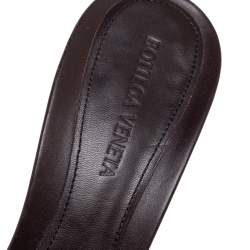 مملوكة مسبقًا Bottega Veneta Brown Leather Lido Sandals Size 39.5