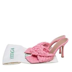 Pre Owned صندل سلايد بوتيغا فينيتا راغيا إنترشياتو وردي مقاس 39