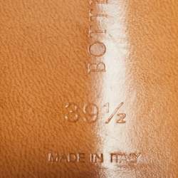 مملوكة مسبقًا Bottega Veneta Pink Intrecciato Leather Slide Sandals Size 39.5