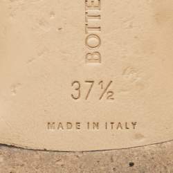 مملوكة مسبقًا حذاء فلات سلايد بوتيغا فينيتا ليدو جلد مبطن أسود مقاس 37.5