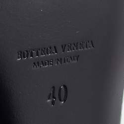 Pre Owned Bottega Veneta Multicolor Python Leather Floral Pumps Size 40