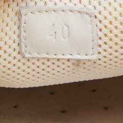 Pre Owned Bottega Veneta Tan Intrecciato Leather Dodger Slip On Sneakers Size 40