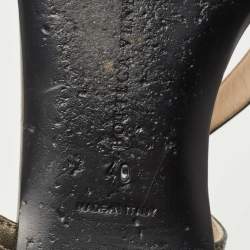 مملوكة مسبقًا Bottega Veneta Two Tone Leather Slingback Flats Size 40