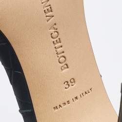 مملوكة مسبقًا صندل سلايد بوتيغا فينيتا ليدو جلد إنترشياتو أزرق مقاس 39