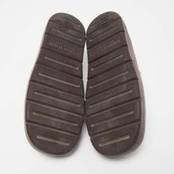 مملوكة مسبقًا Bottega Veneta Brown Rubber Puddle Sandals Size 39