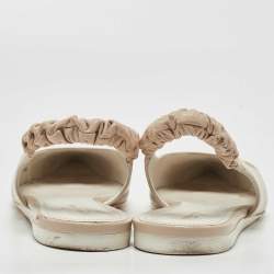 مملوكة مسبقًا Bottega Veneta Beige Leather Slingback Flats Size 41