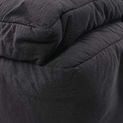 Pre Owned Bottega Veneta Intrecciato Trimmed Black Nylon Crossroad Backpack